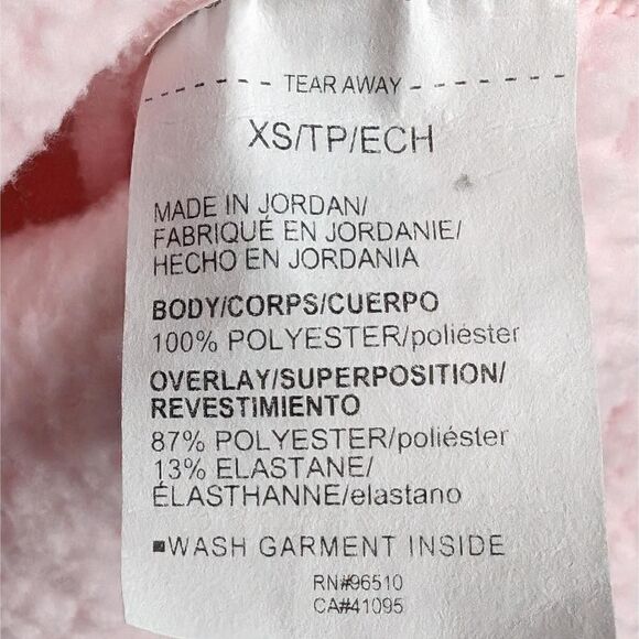 Under Armour Sherpa Mock Neck Fleece Long Sleeve Jacket Light Pink Size XS - Picture 5 of 8